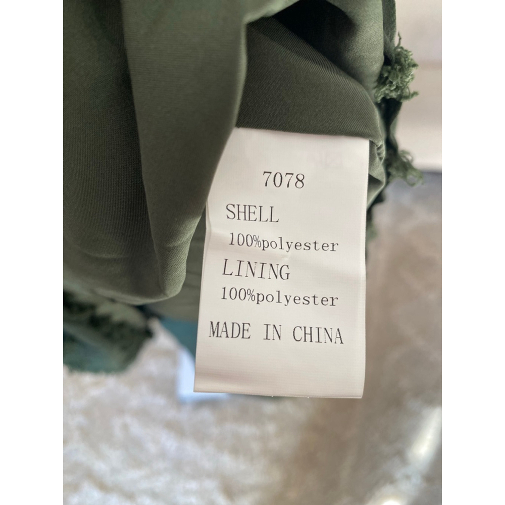 Kirundo Green Swiss Dot Chiffon Mini Dress Romantic Summer Wedding Guest Elegant - Picture 6 of 7